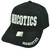 Narcotics Law Enforcement Black White Adjustable Hat Cap Curved Bill Narc Velcro