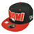 Miami MIA Florida FL Black Red Snapback Flat Bill Hat Cap Beach City Adjustable