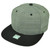 Gray Black Plaid Square Hat Cap Snapback Flat Bill Blank Plain Adjustable Solid
