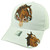 Horse Riding Race Rodeo Animal Mustang White Adjustable Hat Cap Curved Bill 