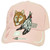Native Indian American Pride Lone Wolf Pink Feather Animal Hat Cap Curved Bill 