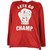 Shannon Cannon Briggs Lets Go Champ Mens Long Sleeve Sweatshirt Dry Fit Red Whit
