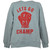 Shannon Cannon Briggs Lets Go Champ Starter Hoodie Gray Red Fleece Mens Boxer