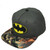 DC Comics Batman Youth Sublimated Flat Bill Hat Cap Snapback Gray Super Hero
