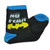 DC Comics Batman 2 Pair Long Socks Mens Shoe Size 6-12 Blue Black Superhero