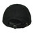 Bye Basic Black Relaxed Garment Wash Curved Bill Hat Cap Sun Buckle Womens