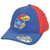 NCAA Zephyr Kansas Jayhawks Heather Blue Red Flex Fit Small Stretch Hat Cap