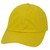 Blank Yellow Solid Color Plain Relaxed Dad Hat Cap Sun Buckle Curved Bill