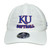 NCAA Kansas Jayhawks Softball White Adidas Curved Bill Hat Cap Adjustable
