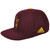 NCAA Adidas Arizona State Sun Devils VI95Z Burgundy Snapback Hat Cap Flat Bill