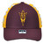 NCAA Arizona State Sun Devils M782Z Burgundy Yellow Flex Fit Small Medium Hat Cap