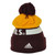 NCAA Adidas Arizona State Sun Devils KW69Z Pom Pom Cuffed Beanie Knit Hat