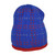 NCAA Kansas Jayhawks 057KW Dotted Pattern Knit Beanie Red Blue Hat One Size