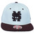 NCAA Zephyr Mississippi State Bulldogs White Flat Bill Fitted Size Hat Cap