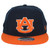 NCAA Zephyr Auburn Tigers Fitted Small Two Tone Stretch Flat Bill Hat Cap