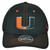 NCAA Zephyr Miami Hurricanes Canes Curved Flex Fit Stretch Medium Large Hat Cap