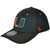 NCAA Zephyr Miami Hurricanes Canes Curved Flex Fit Stretch Medium Large Hat Cap