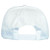 Blank White Constructed Flat Bill Snapback Plain Solid Adult Adjustable Hat Cap