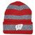 NCAA Captivating Headgear Wisconsin Badgers Striped Sport Cuffed Knit Beanie Hat