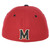 NCAA Zephyr Maryland Terrapins Adult Men Red Curved Bill Fitted Size Hat Cap