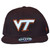 NCAA Zephyr Virginia Tech Hokies Maroon Men Flat Bill Fitted Size Hat Cap