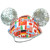 Disney Parks Walt World EF19 Adult International Epcot Space Flags Ear Hat Cap