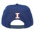 NCAA Zephyr Illinois Fighting Illini Littyville Flat Bill Men Snapback Hat Cap