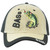 Fish Fishing Bass Beige Black Hook Man Adjustable Outdoors Camping Camp Hat Cap