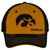 NCAA Iowa Hawkeyes Two Tone Curved Bill Sports Logo Mens Adjustable Hat Cap