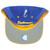 NCAA Zephyr Delaware Blue Hens Blue Yellow Flat Bill Adults Adjustable Hat Cap