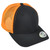 Black Orange Trucker Mesh Adults Snapback Adjustable Blank Solid Color Hat Cap