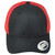 Black Red Trucke Mesh Snapback Curved Bill Adjustable Blank Solid Color Hat Cap