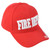 Fire Dept Department Firefighters Adults Men Curved Bill Red Adjustable Hat Cap