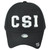 CSI Crime Scene Investigation Law Enforcement Black Curved Adjustable Hat Cap