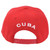 Cuba Central America Country Red Snapback Flat Bill Adjustable Adult Men Hat Cap