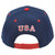 United States USA Flag Logo American Patriotic Navy Red Snapback Adults Hat Cap