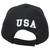 United States USA Flag Patch Black White Adjustable American Curved Bill Hat Cap