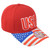 United States USA Flag Logo American Patriotic Red Adjustable Adults Men Hat Cap