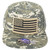 United States USA Flag Patch Digital Camo Snapback American Flat Bill Hat Cap