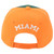 Miami City Florida USA Green Orange Flat Bill Snapback Adjustable Adult Hat Cap