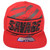 Savage Block Red Black Snapback Headlines Flat Bill Constructed Adults Hat Cap