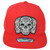 Dia De Muertos Skulls Mexico Tradition Snapback Flat Bill Adults Red Hat Cap