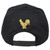 Gallo Fino Gente De Honor Rooster Mexico Snapback Flat Bill Black Yellow Hat Cap