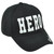 Hero Acrylic Black Structured Adults Super Fit Curved Bill Adjustable Hat Cap