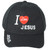 I Love Jesus Heart Religious Christians Bible Adults Black Adjustable Hat Cap