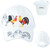 Rooster Fight Cockfight Gallos Hen White Adult Men Adjustable Hat Cap Structured