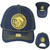Guadalajara Mexico City Shield Denim Blue Adjustable Curved Bill Gorra Hat Cap