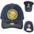 Zacatecas Mexico City Shield Denim Blue Adjustable Curved Bill Gorra Men Hat Cap