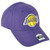 NBA Los Angeles Lakers Purple Curved Bill Adjustable Structured Adults Hat Cap