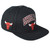 NBA Chicago Bulls Black Snapback Luxury Collection Structured Adults Men Hat Cap